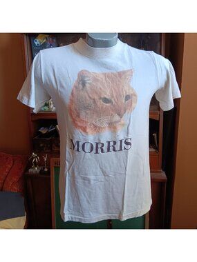 True Vintage BVD T-shirt Small Single Stitch Morris Cat All Cotton USA